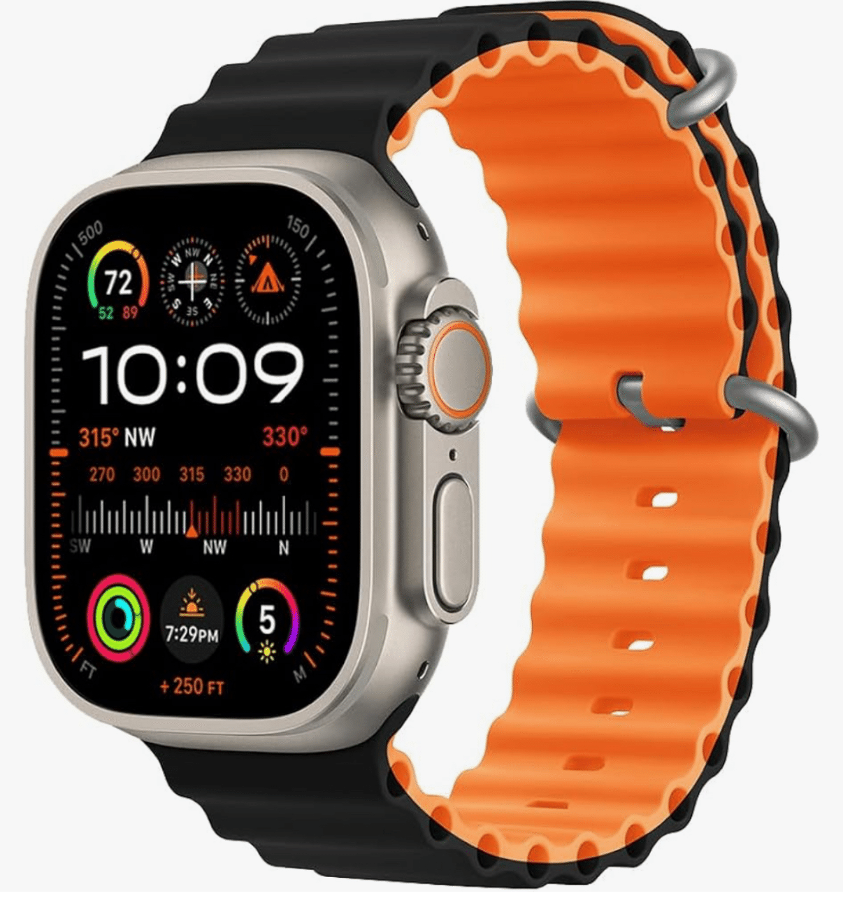Apple Watch 純正 ブルーオーシャンバンド 美品 apple watch ultra2 純正 オーシャンバンド Apple Watch 純正 ブルー
