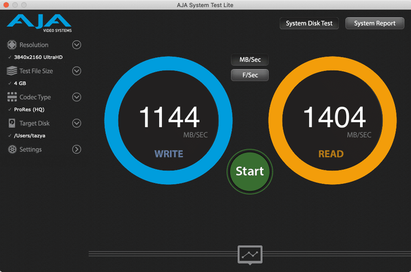 MBP内蔵SSD 1TB（ADATA SX8200PNP）ベンチ2