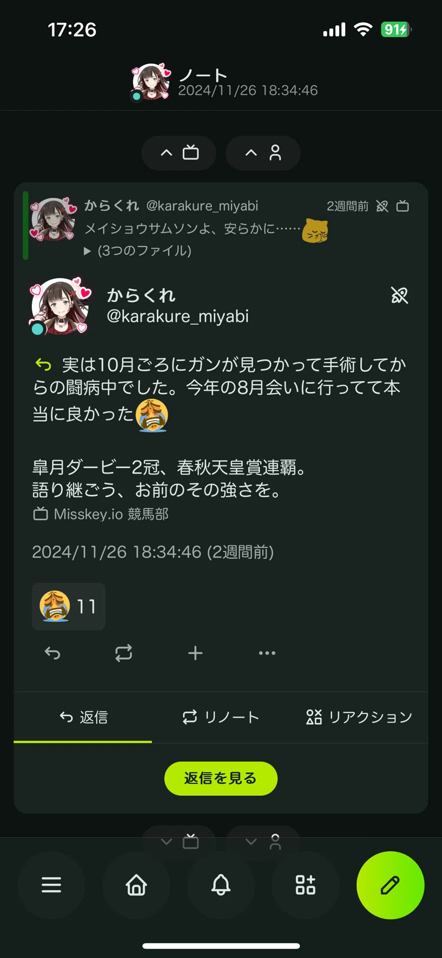 今こそ振り返りたい、メイショウサムソン｜空くれなゐ