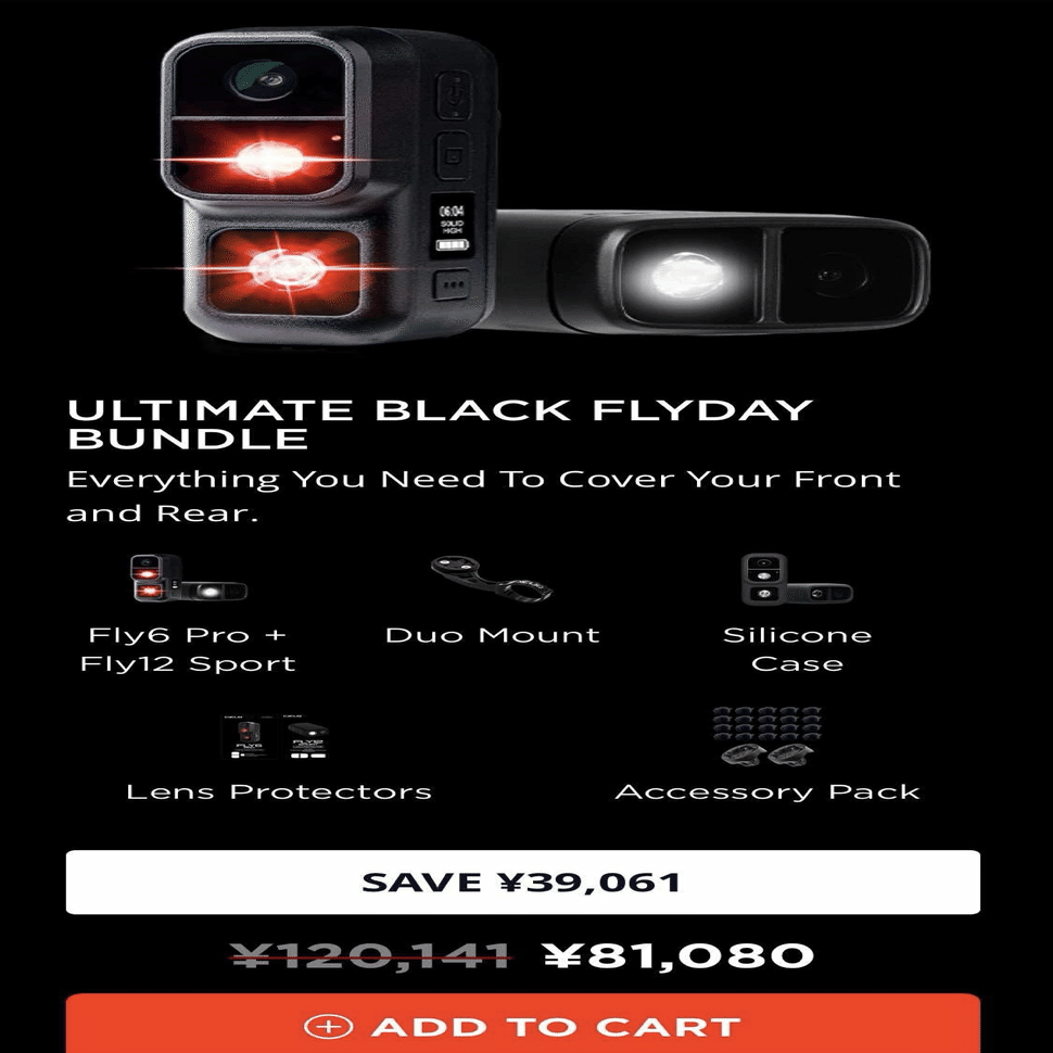 自転車版ドラレコ・Cycliq】 Fly12 Sport & Fly6 Pro ｜Junya Yujiri