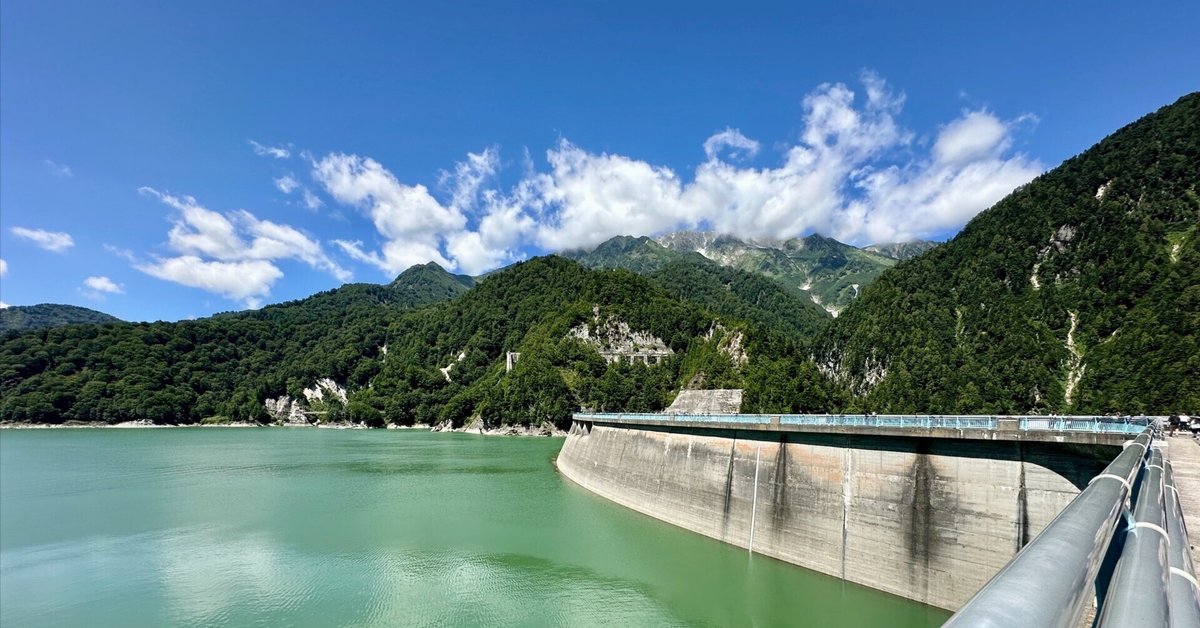 立山連峰・黒部ダム