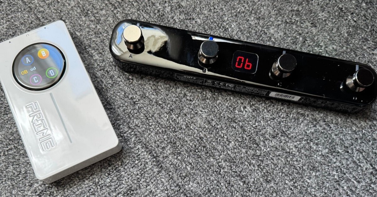 MOOER PRIME S1本体 & GWF-4 ワイヤレスフットスイッチ MooerのワイヤレスフットペダルGWF4|Croquetteギター機材研究