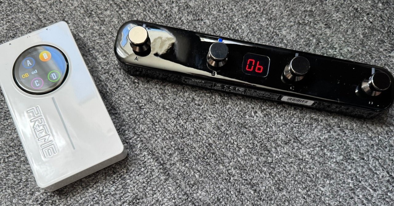MOOER PRIME P2 & GWF-4 セット MooerのワイヤレスフットペダルGWF4｜Croquetteギター機材研究