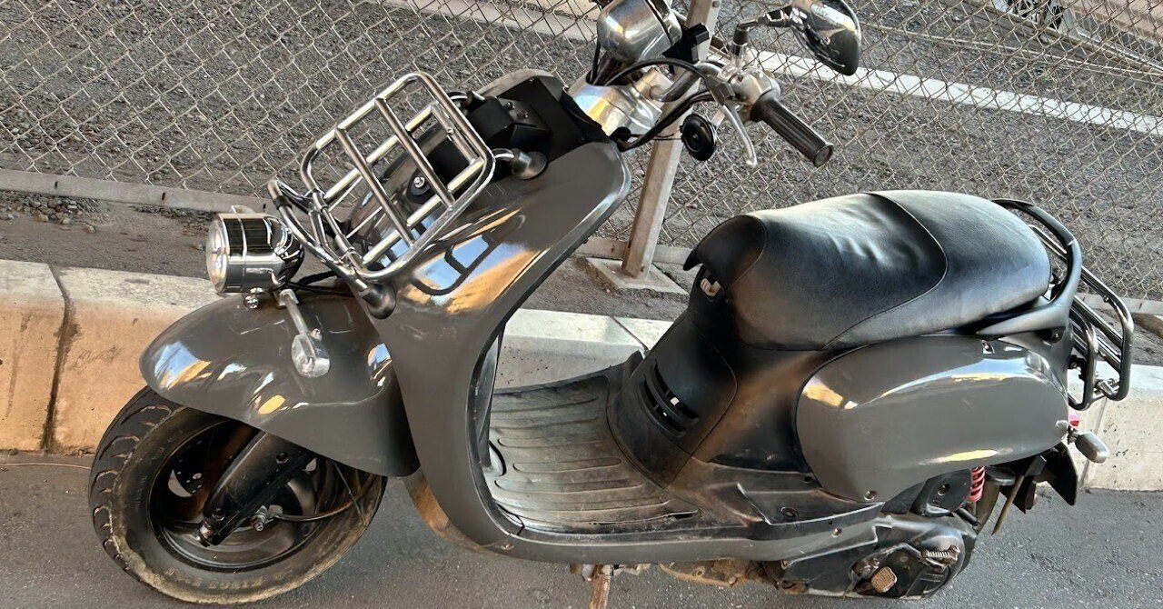 ビーノ125自家カスタム、やっと修理完了｜ホビーだらけ・架空飛行機