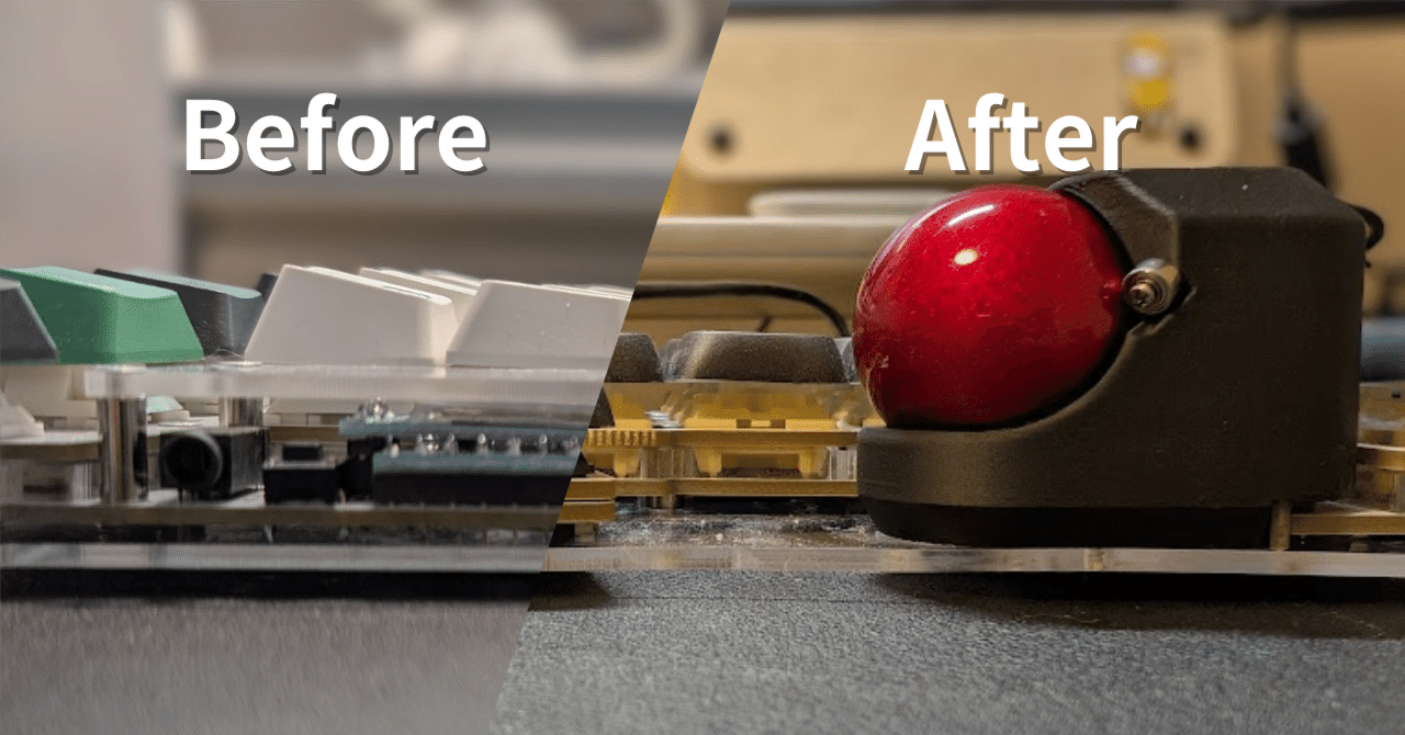 無線Keyball39 軽量スイッチ＆25mmボール BT無線Keyball39 軽量