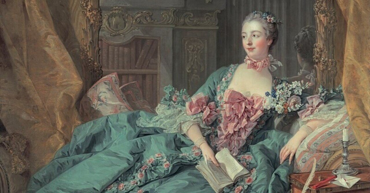 傑作絵画：フランソワ・ブーシェ『ポンパドゥール夫人』が傑作である