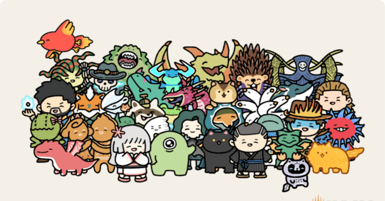 【名入れ無料】 週末マジック・ちびキャラプレイマットじゃんけん争奪戦｜昼ネコ マジック：ザ・ギャザリング