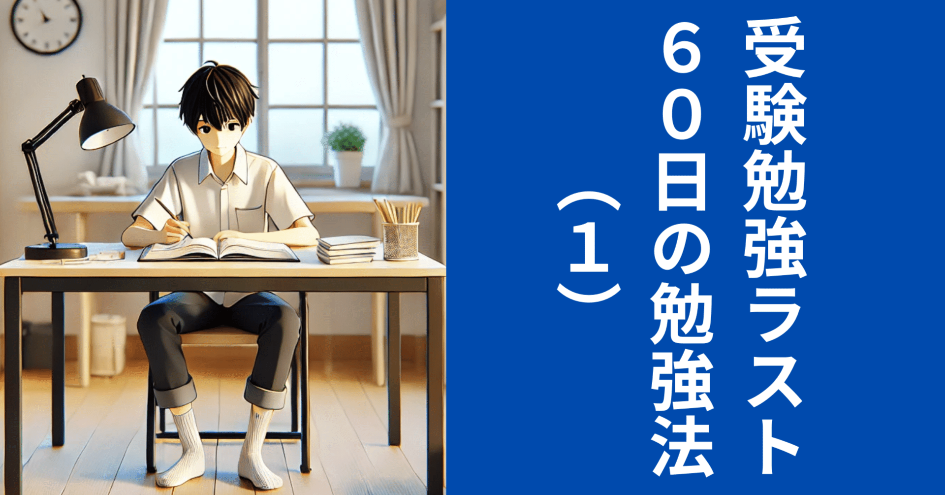 受験勉強ラスト60日の勉強法(1)｜本多 伸光