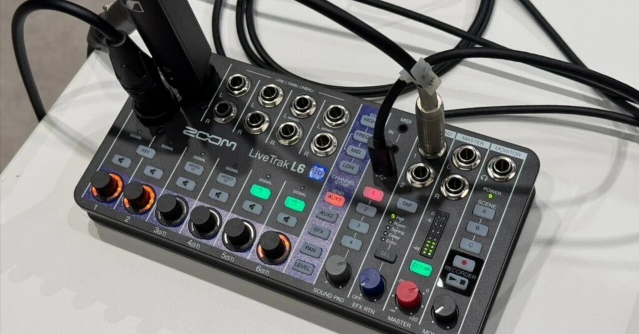 ZOOM L6をハイブリット配信で使ってみた 〜コンパクトな便利さと気に