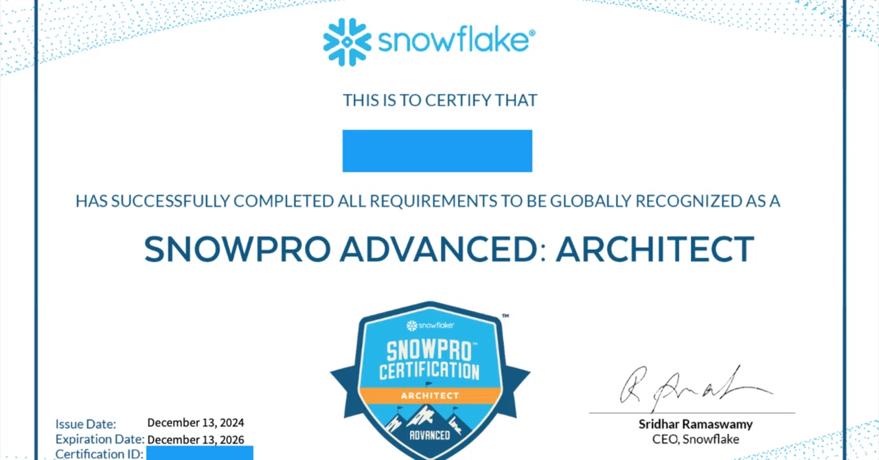 SnowPro Advanced Architect 合格体験記@2024年12月｜🇺🇸セールスエンジニア| Pistachio