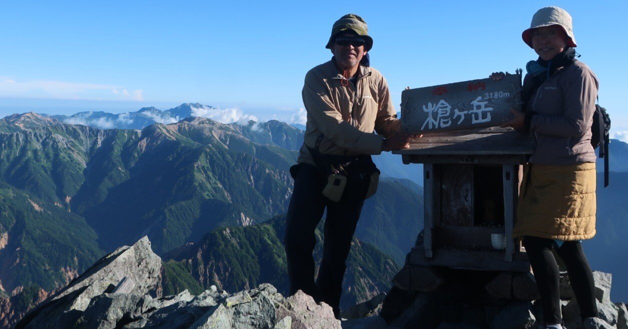 車中泊旅2024夏7/2～】8/4 Day34：表銀座縦走五日目 槍ヶ岳を登山して