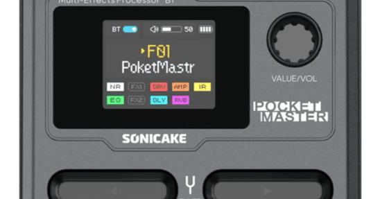 Amazon.com: SONICAKE Pocket Master-Portable Multi Effects