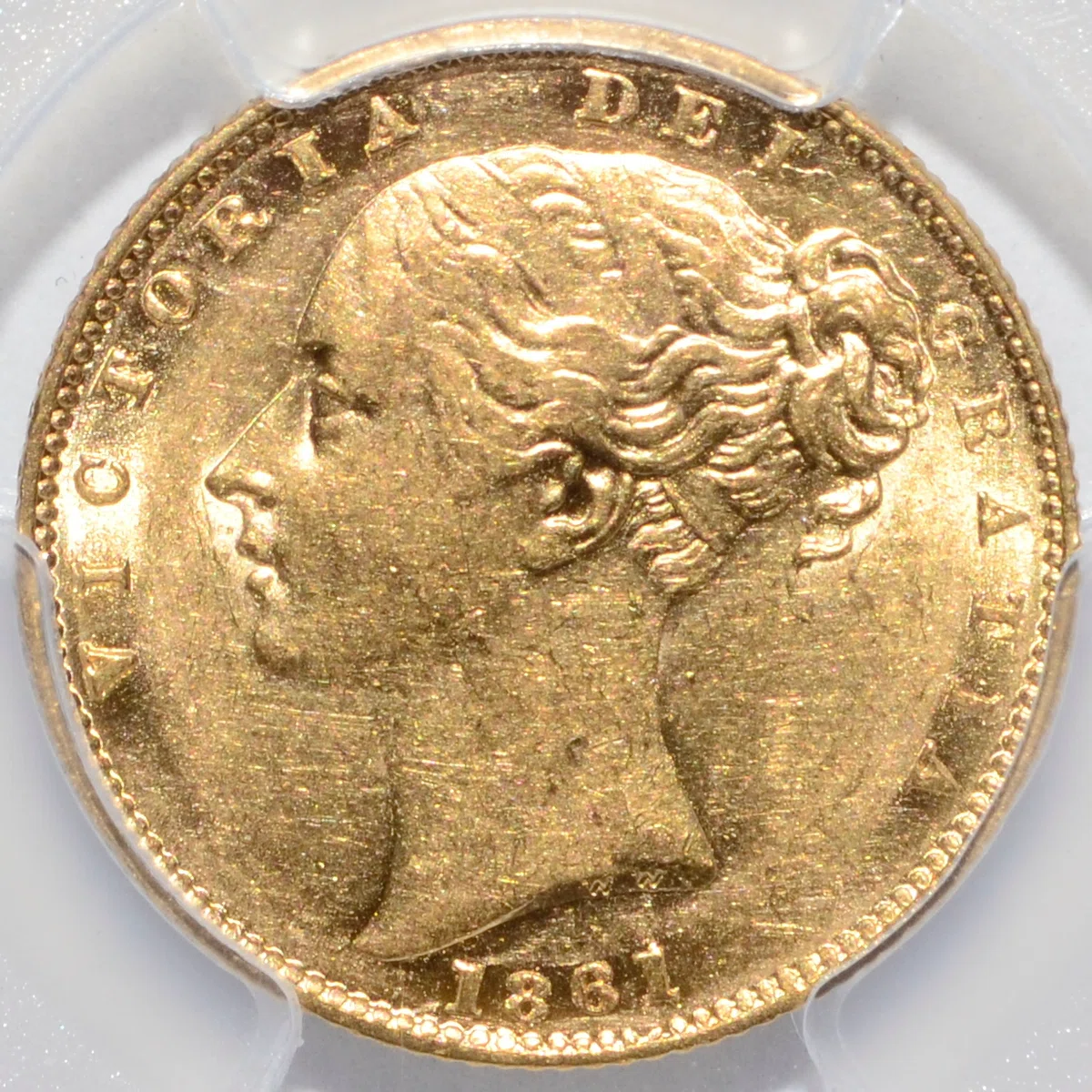 アンティークコインの世界｜ヴィクトリアのソヴリン金貨1861年銘 