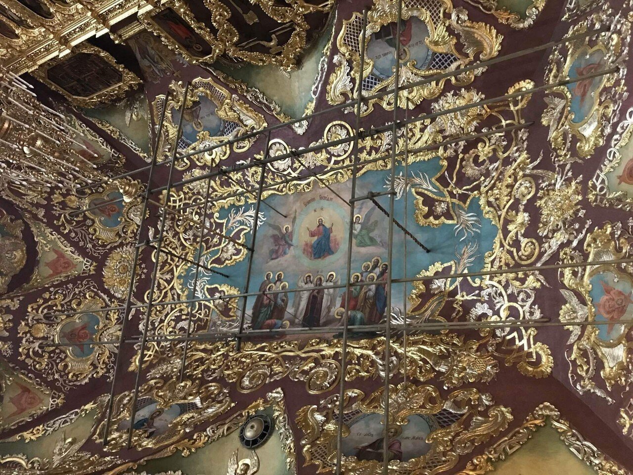 ロシア雑貨☆ロシア正教寺院オーナメント タマラ作 玉ねぎ屋根 2025年