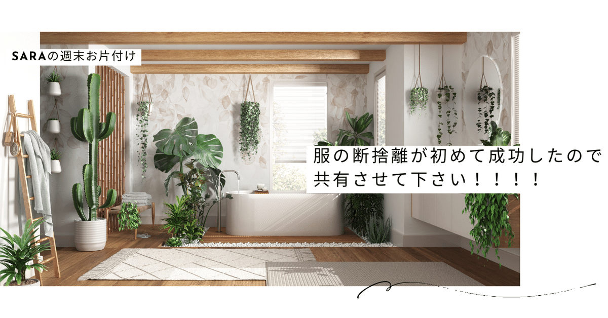 宅配便配送 服の断捨離が初めて成功したので共有させて下さい！！！！｜さら テープ・マスキングテープ