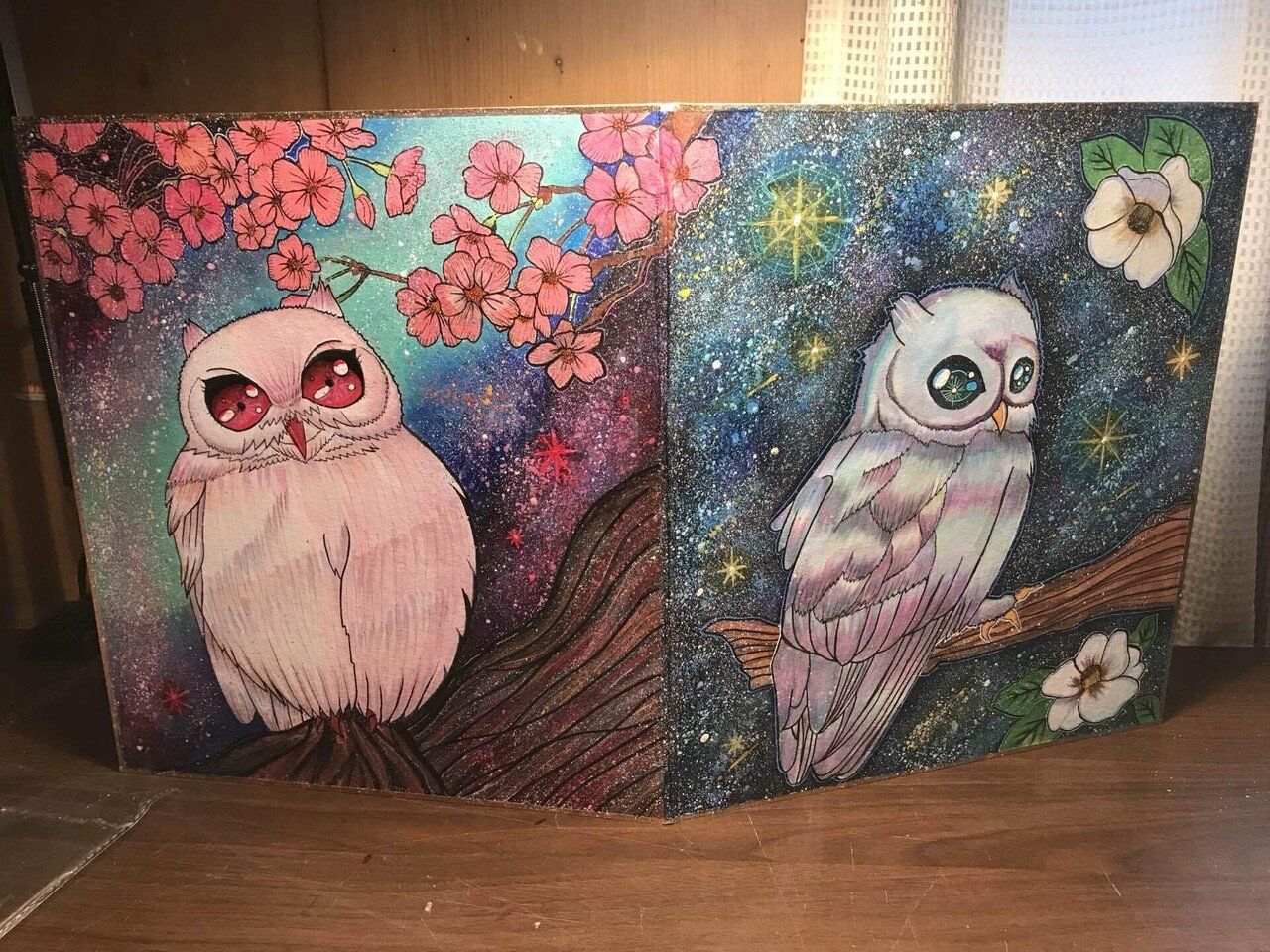 🪻花と季節とフクロウ🪻｜フクロウシホ