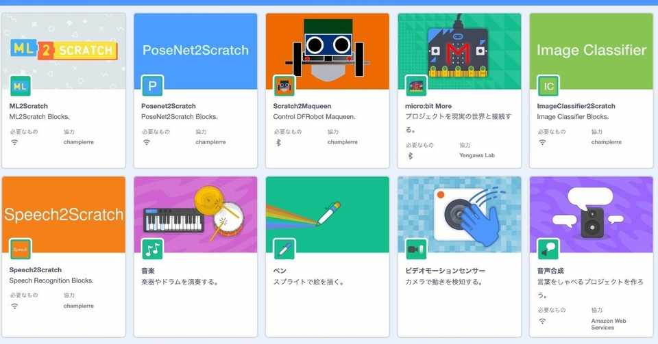 Scratch 2019 機械学習 音声認識 デバイス連携の独自拡張 2019 12 6 豊田 陽介 Note