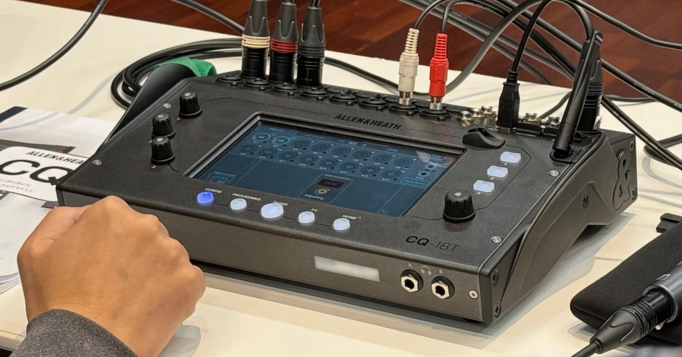 デジタルミキサー「ALLEN & HEATH CQ-18T」に感じている、配信初心者の