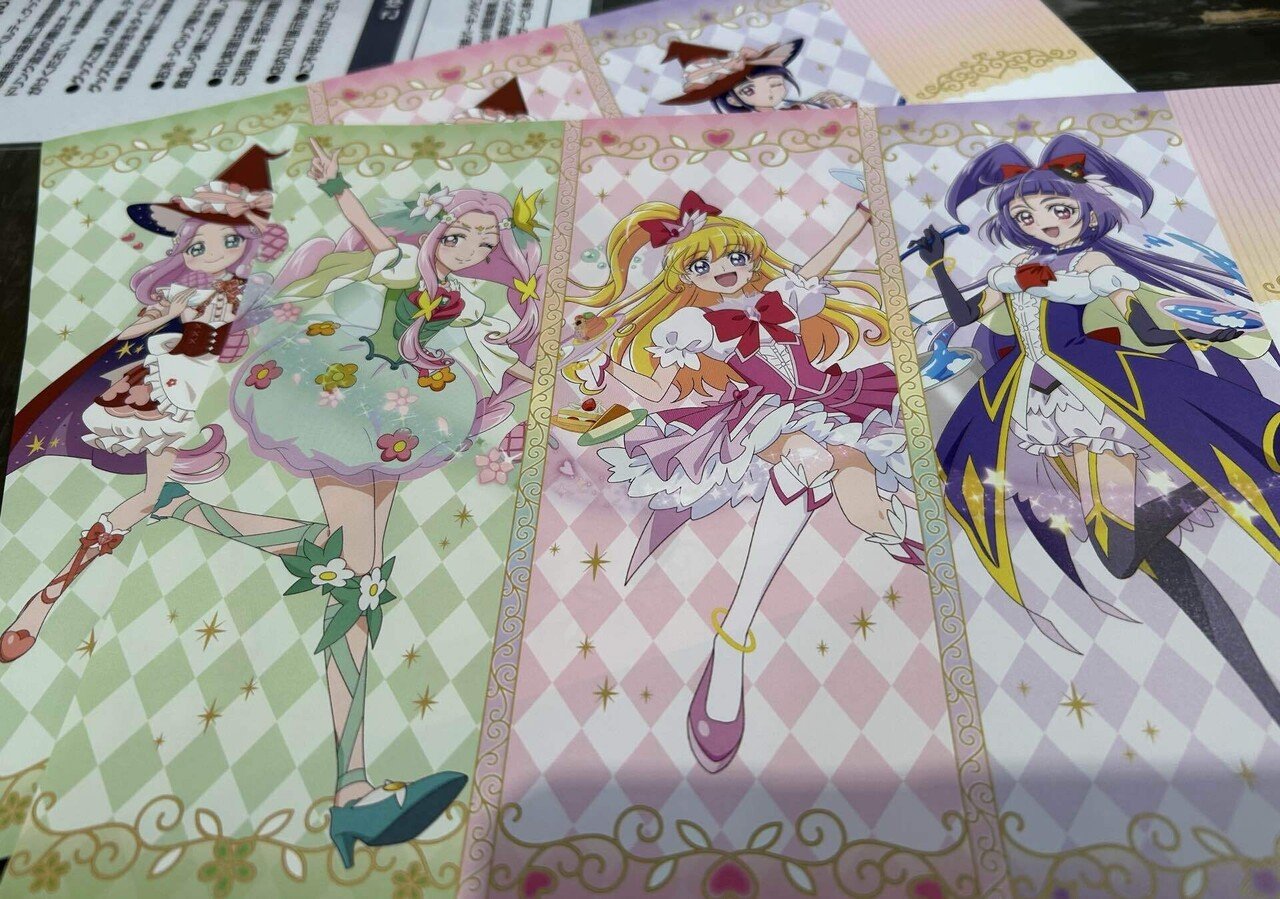 魔法つかいプリキュア てけ スイパラのコラボアクリルボード