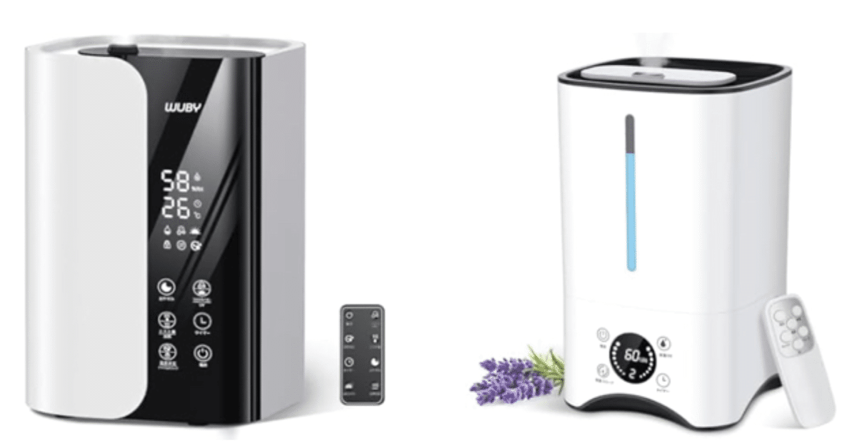 WUBY ハイブリッド式加湿器 6L ホワイト