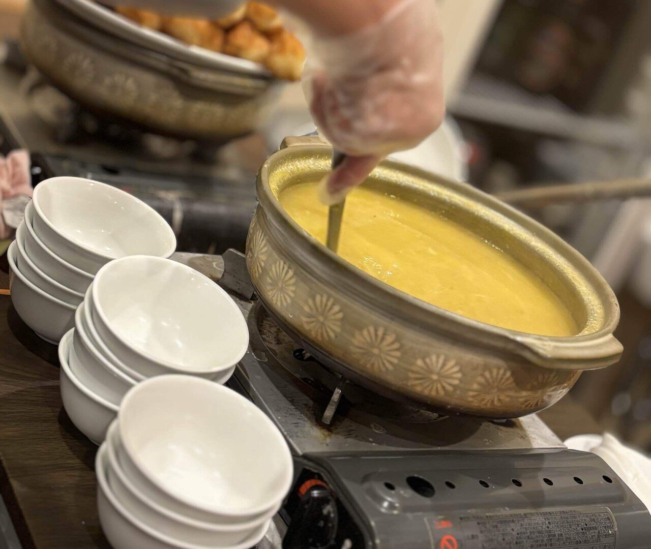 1人1万4千円のお粥を21人で食べた。あと、自分でも作ってみた