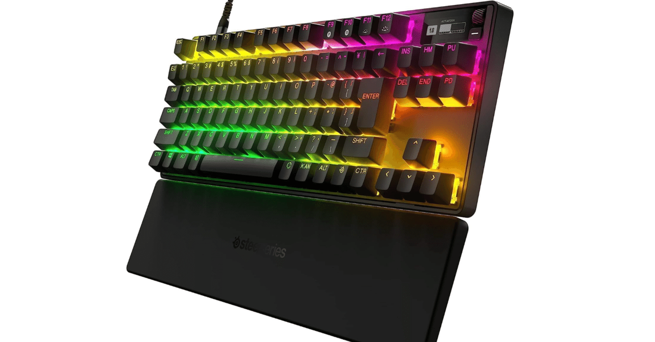 キーボード SteelSeries Apex Pro TKL 衝撃】ゲーミングの常識を覆す、世界最速のキーボード