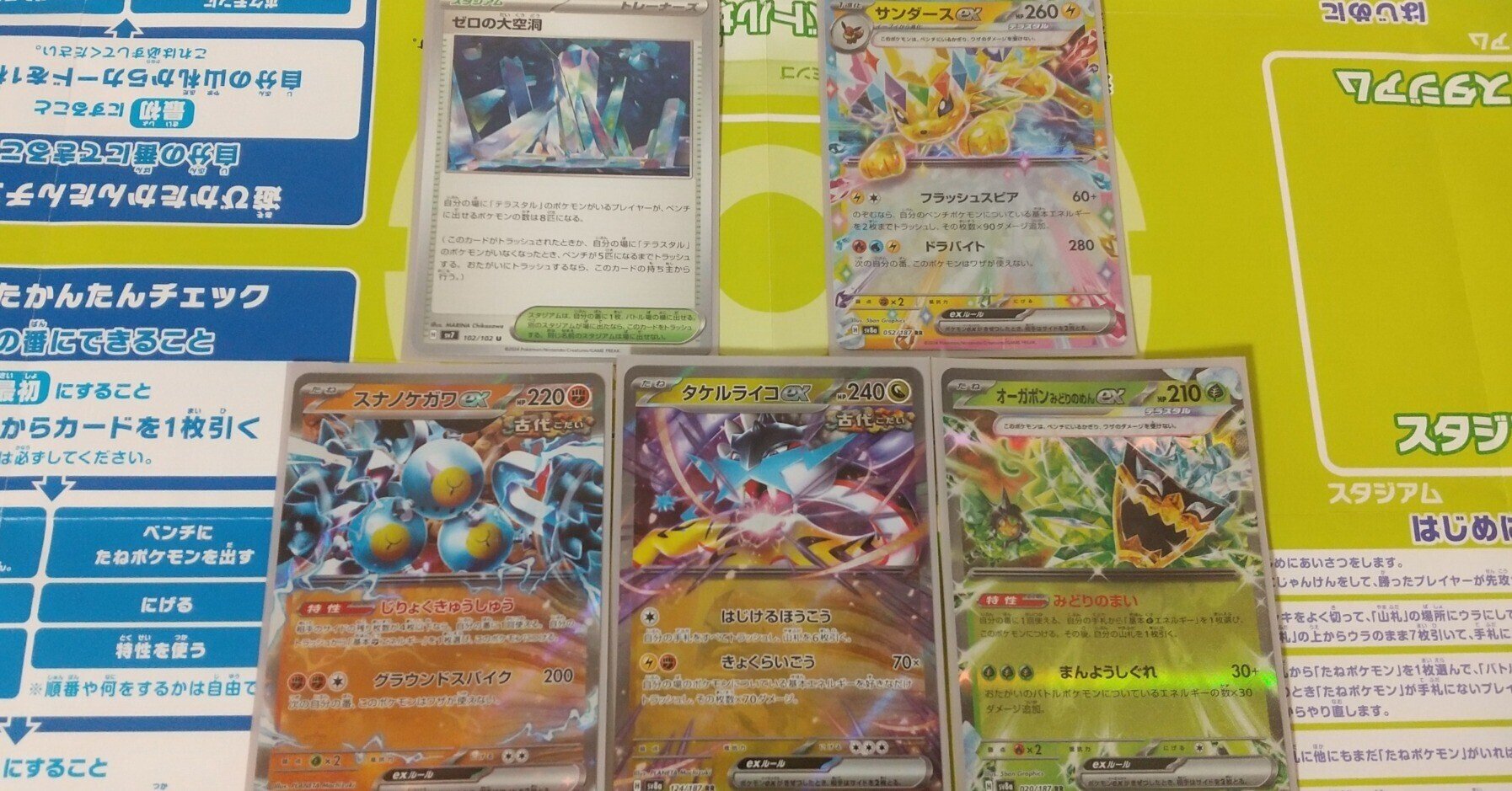 タケルライコexオーガポンex ライコポンデッキ 構築済みデッキ あ*〜様