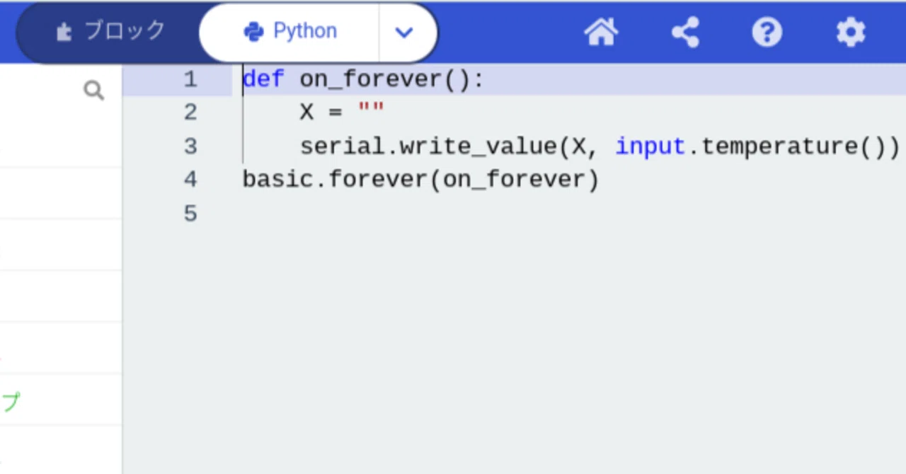 Sample for measuring temperature changes with micro:bit 19｜mochizuki