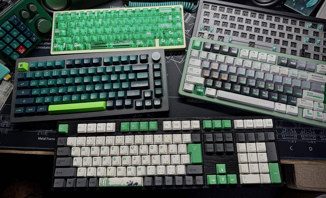 GMK ONI キーキャップ　デスクマット　セット GMK ONI キーキャップデスクマットセット