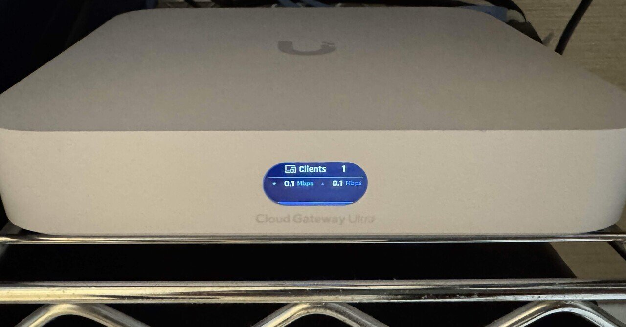 UniFi Cloud Gateway Ultra買いました｜みずき
