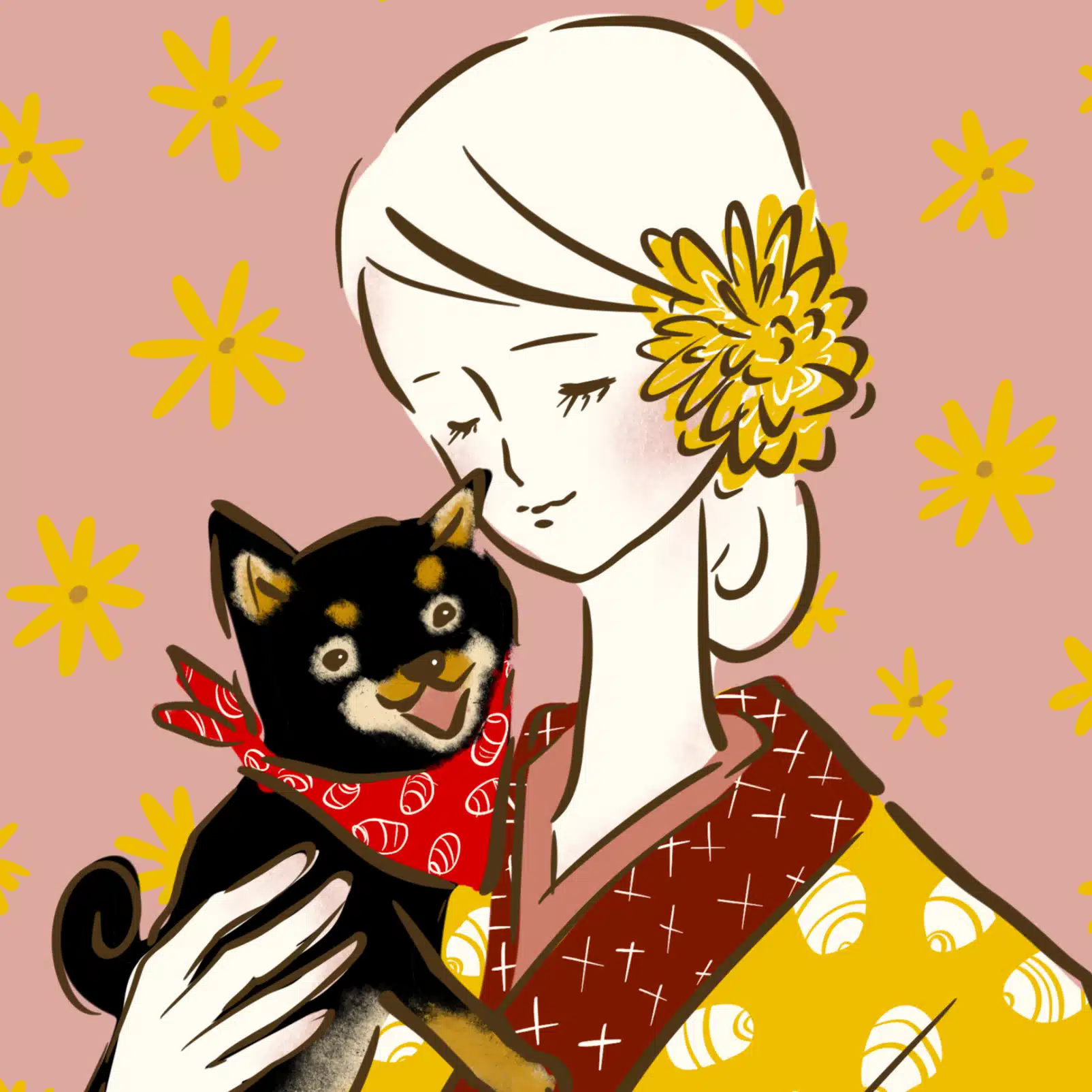 日本菊芋協会｜キクイモニスト菊子と犬凛