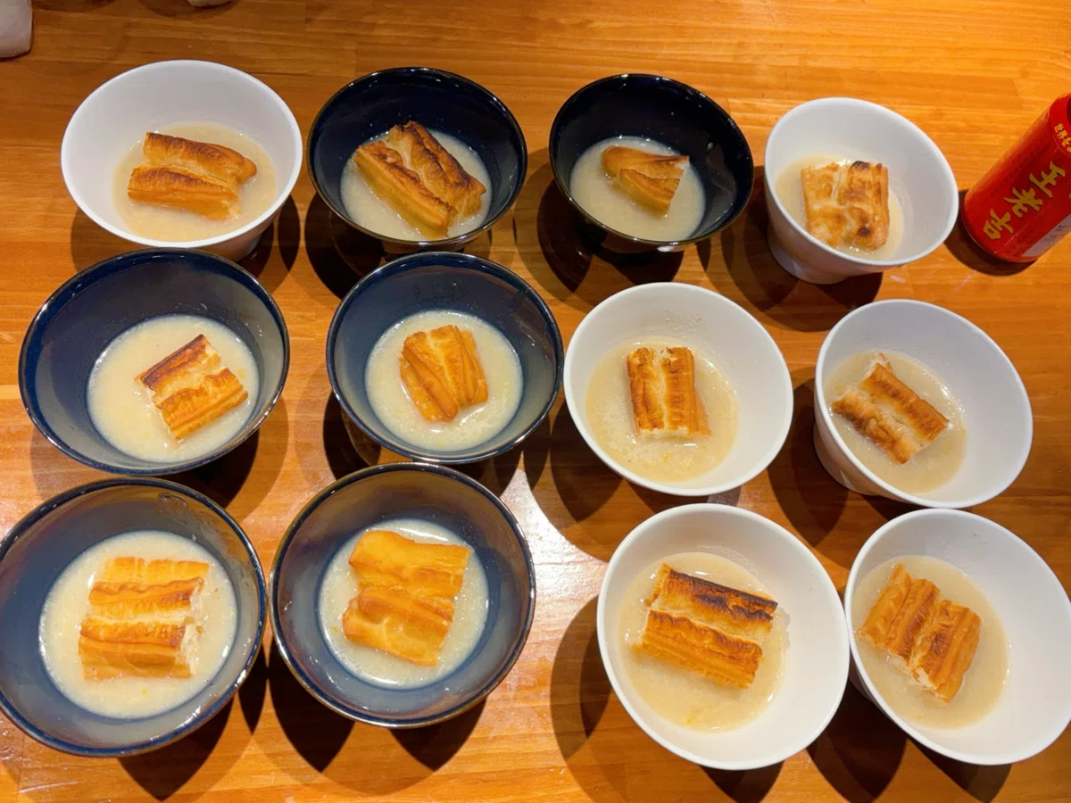 1人1万4千円のお粥を21人で食べた。あと、自分でも作ってみた。/毌米粥