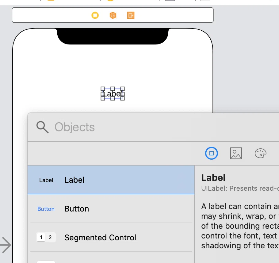 Label と Button Xcode Swift で iPhoneアプリ開発 入門｜おとうふ 双極性障害