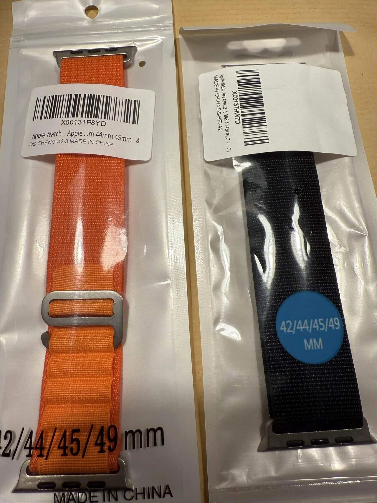 Apple Watch ultra用アルパインループバンド(サードパーティ製)2本 