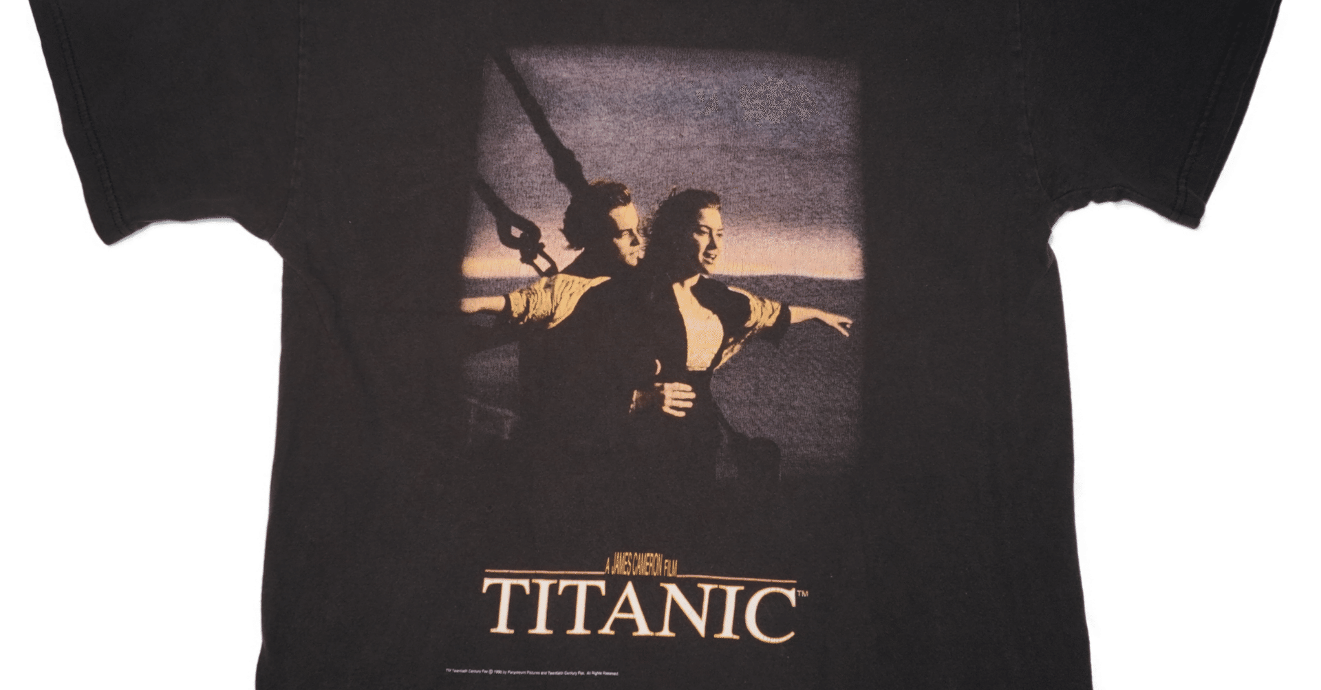 Titanic タイタニック　ヴィンテージ　映画 Tシャツ 1998年公開 映画『Titanic（タイタニック）』ヴィンテージTシャツ
