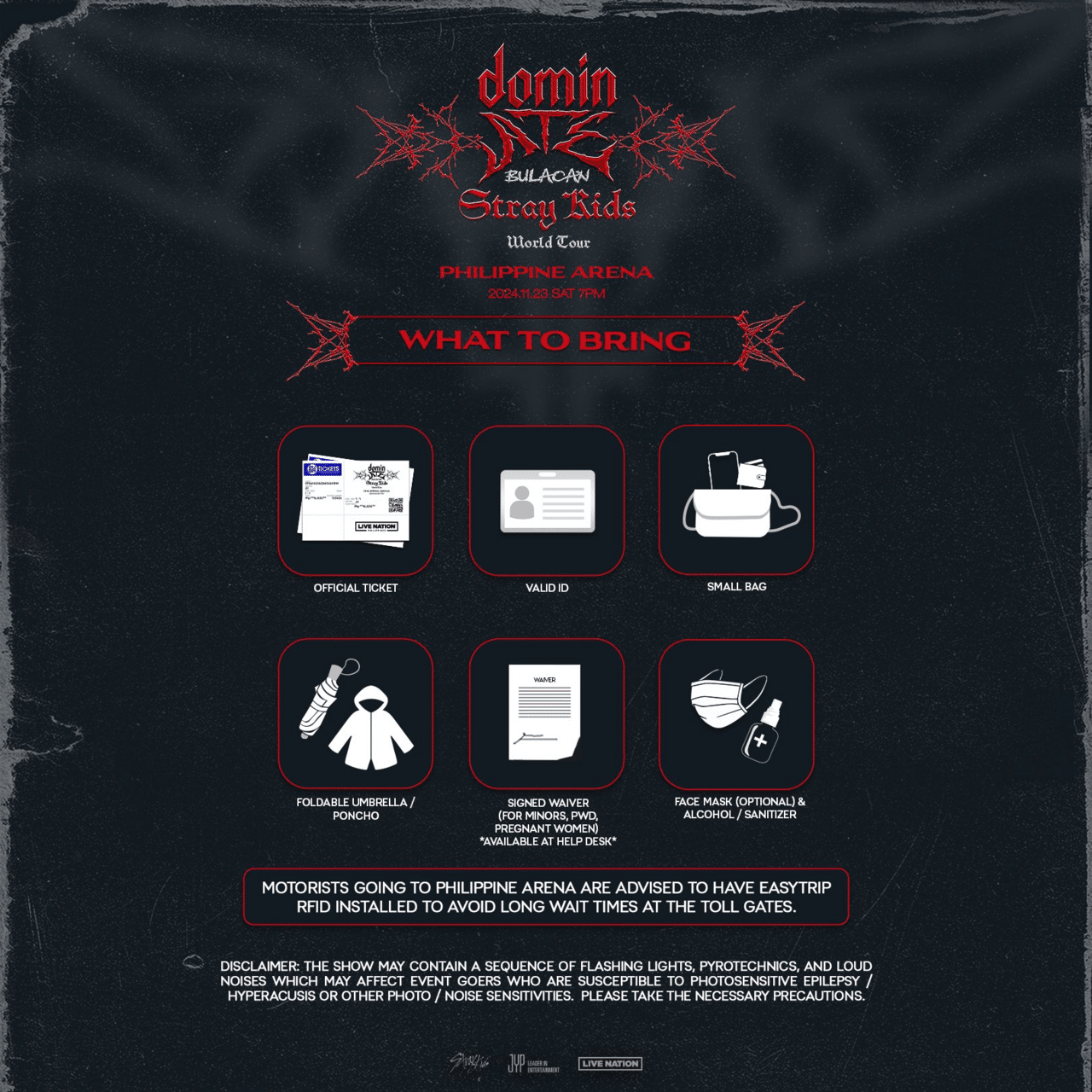 マニラ】StrayKidsのフィリピンアリーナ公演に行ってきた【日記