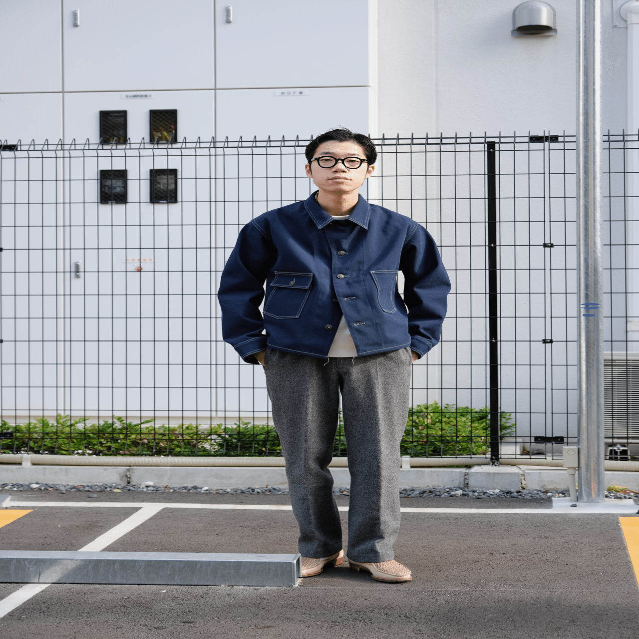 ジャケット・アウター FAUVES CARPENTER SHORT JACKET - DENIM FAUVES CARPENTER JACKET - TWEED - | MusterWerk