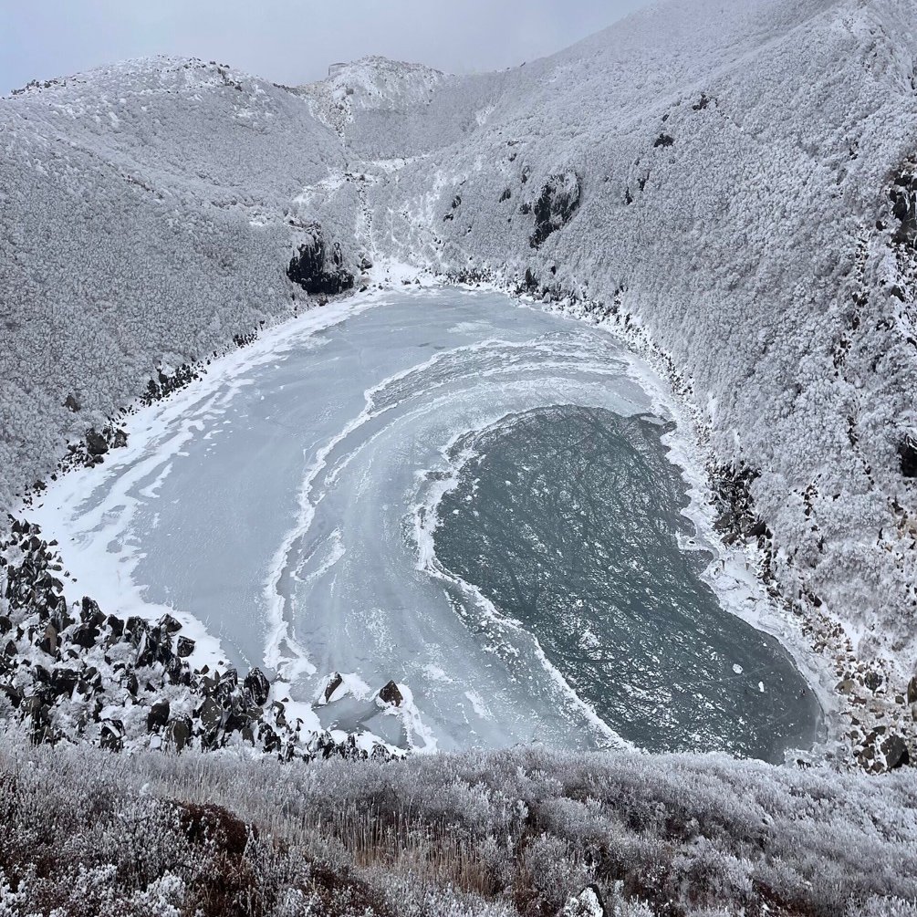 12月18日のくじゅう御池情報♬｜ラリーグラス