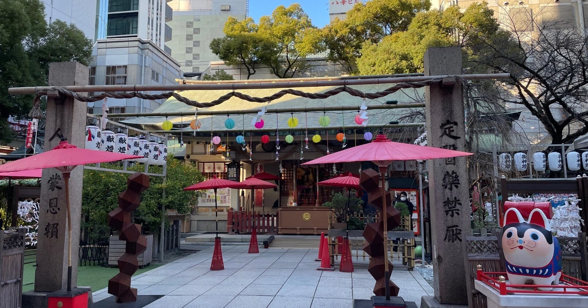 恋人の聖地！「お初天神」の名で知られる「露天神社」（大阪・北区