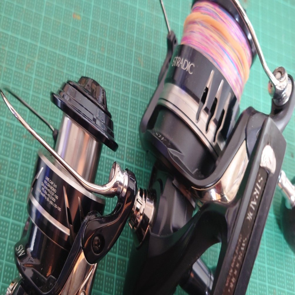 リールのちょっぴりカスタム(ストラディックSW)｜根魚戦士アイナメン