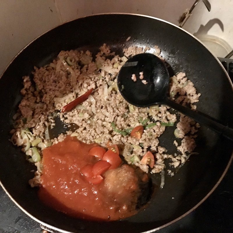 多国籍パスタ アジアンジャージャートマトのレシピ リズムのレシピ Note