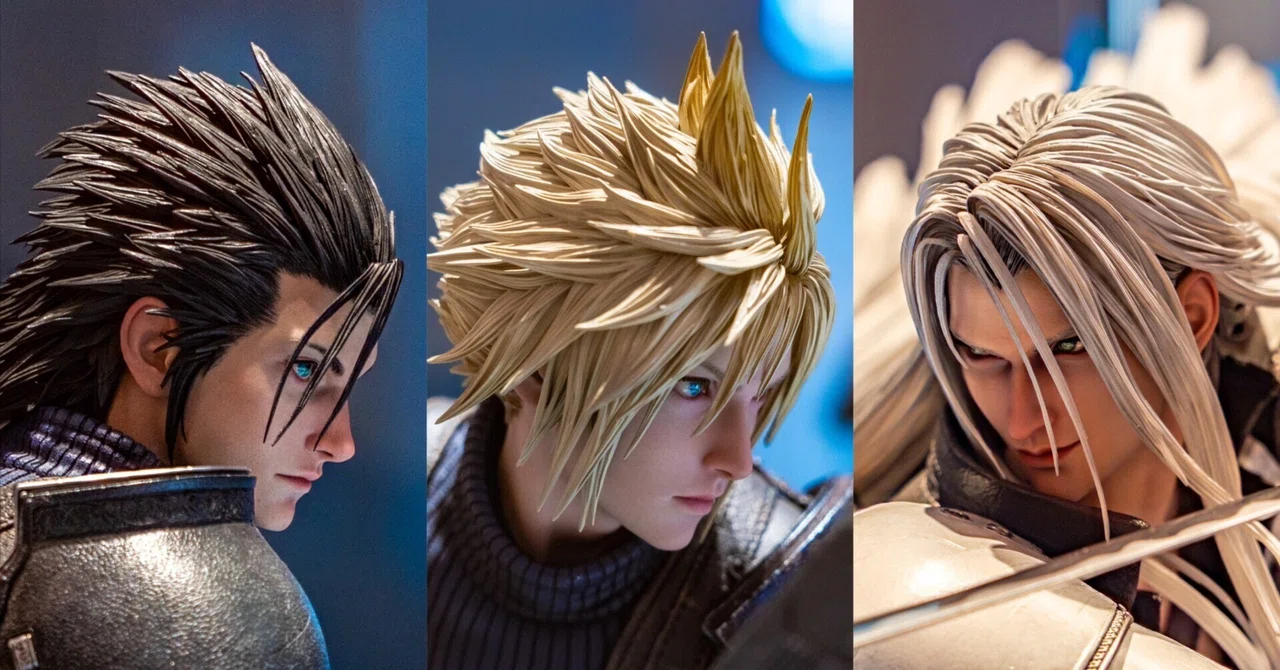 ため息の出る造形美】クラウド、ザックス、セフィロス 「FF7リバース