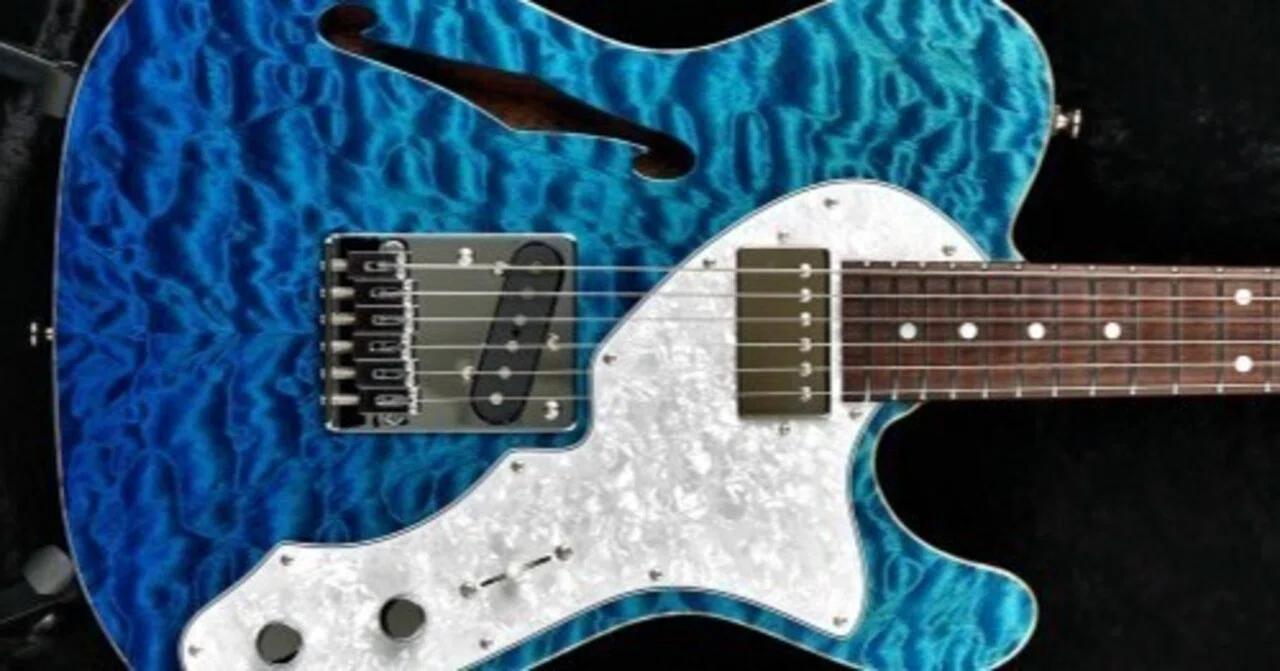 な*い様 テレキャスター エレキギター ブルーグラデーション 青 テレキャス グラデーション FSR Made in Japan Traditional 60s