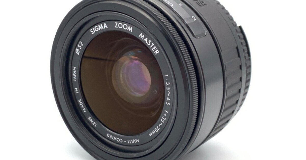 【2024福袋】 F3.5-4.5 35-70mm MASTER ZOOM SIGMA lens 分解 disassembly ニコン