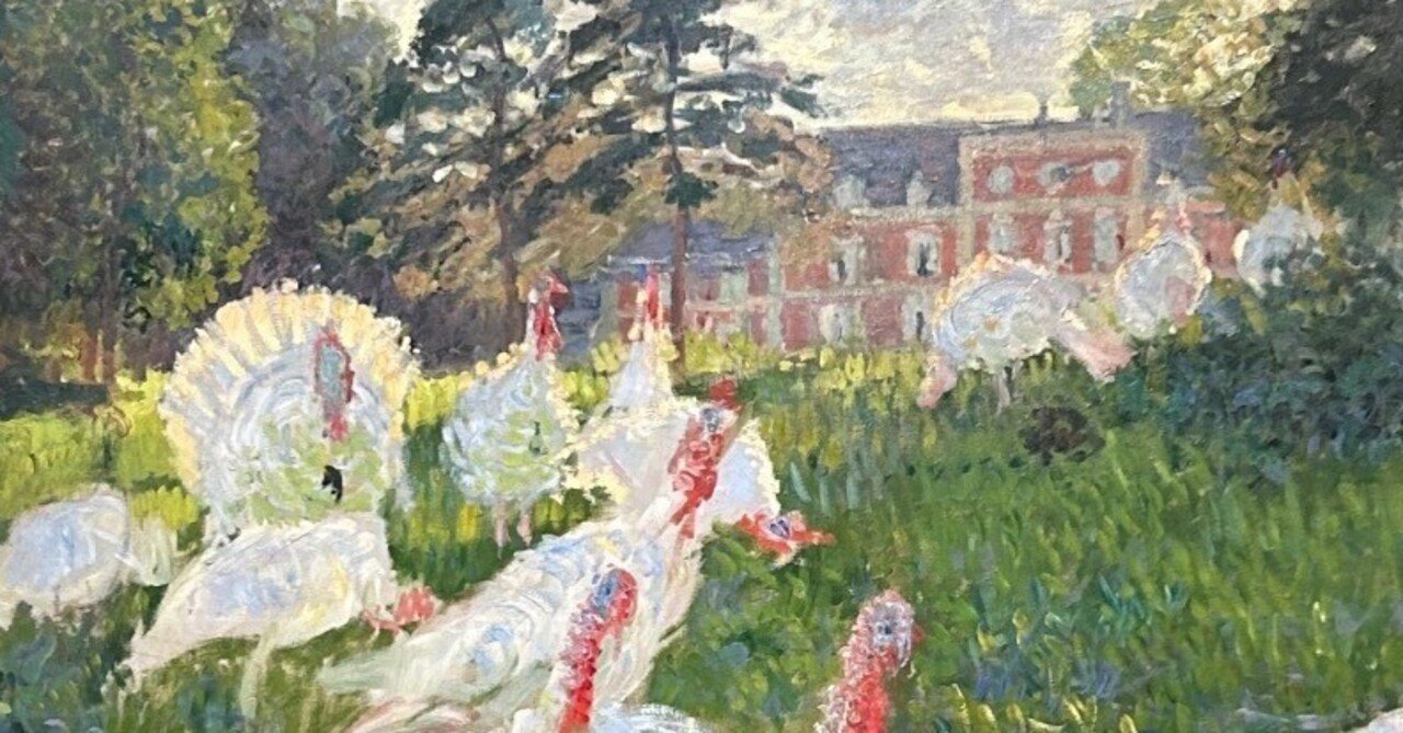 子供のためのオルセー美術館(163)モネのクリスマスの鳥/雪に鳥を見る