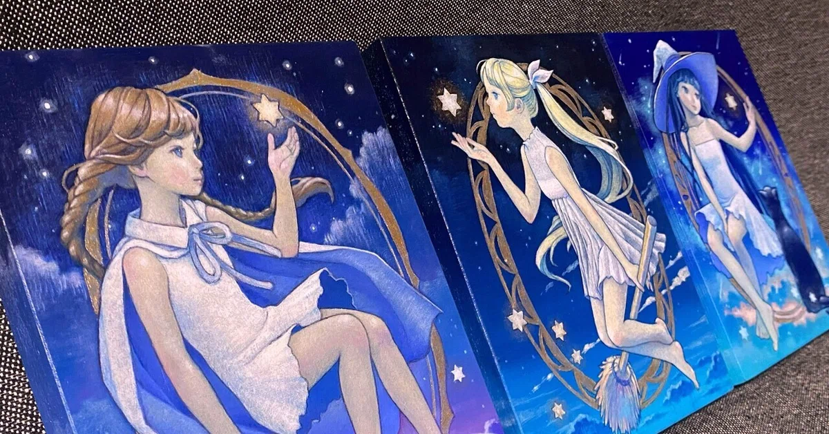 白魔女F0油彩 BOOTH出品予定｜Ringo▪️油絵イラスト