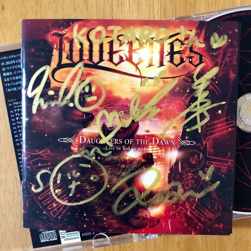 Lovebitesの ジャケットサイン会 握手会 に初参加 たろ A K A Taroo Metal Note Lovebitesの ジャケットサイン会 握手会 に初参加 たろ A K A Taroo Metal Note