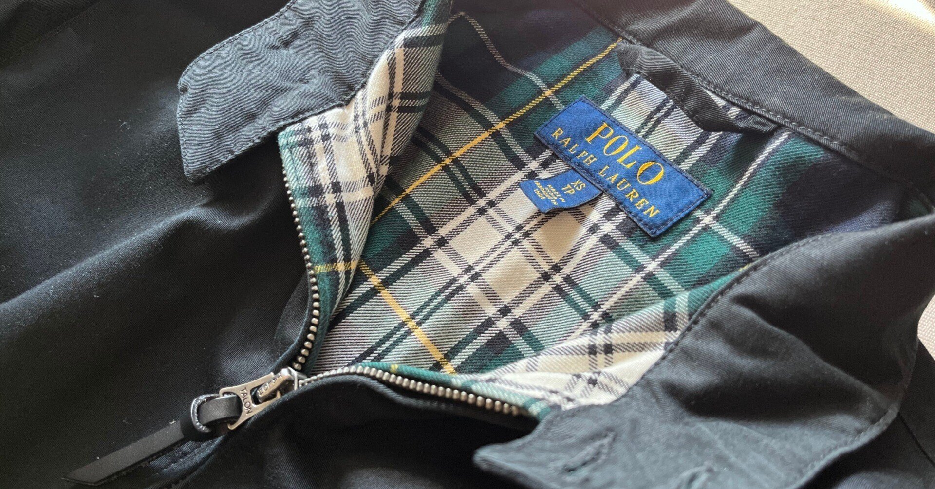 POLO RALPH LAUREN のコットンツイルジャケット（スイングトップ