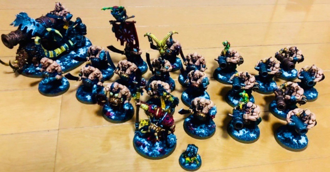 Warhammer】オゴウル・モウトライブ1000ポイントアーミーと増強計画