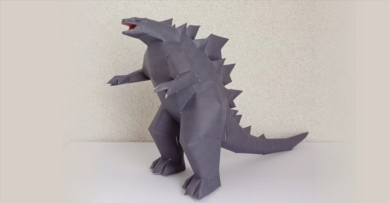 メカゴジラ ゴジラ ペーパークラフト 展開 図 超巨大食玩も登場 ゴジラ